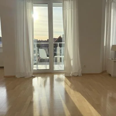 Salon i balkon